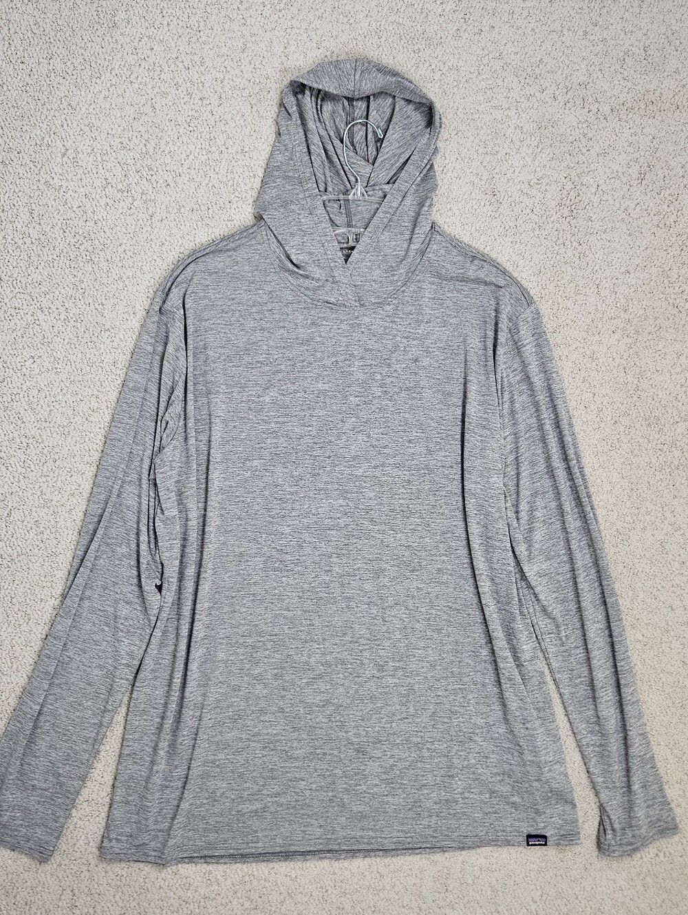 Patagonia Hoodie XXL Mens Capilene Cool Daily Gray Base Layer Quick Dry Hiking
